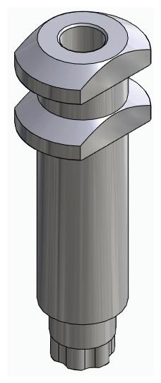 BIONIKA DI SM, Impression coping for open tray, uniform, positioned