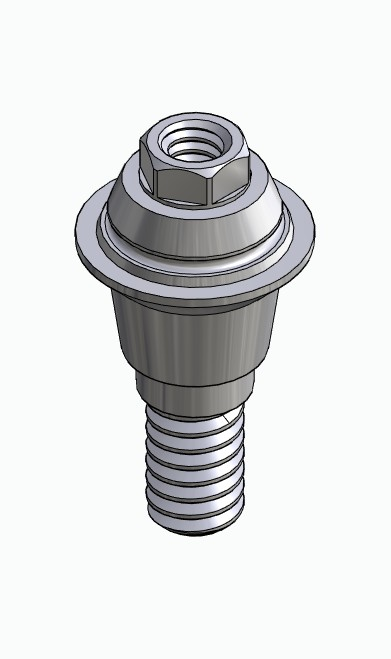 BIONIKA DI SM, Multi-unit abutment, straight, screwable, wide, LT2