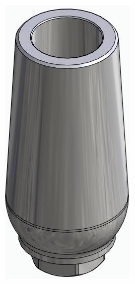 BIONIKA UP, Universal abutment, straight, positioned