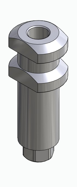 BIONIKA SD, Impression coping for open tray, uniform, positioned