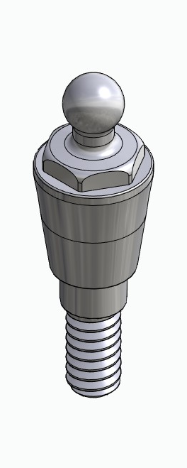 BIONIKA ND, Ball abutment, OC, micro