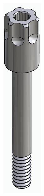 BIONIKA TLX, Impression coping screw, open tray, short
