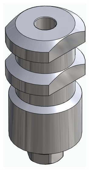 BIONIKA FR, Impression coping for open tray, uniform, positioned