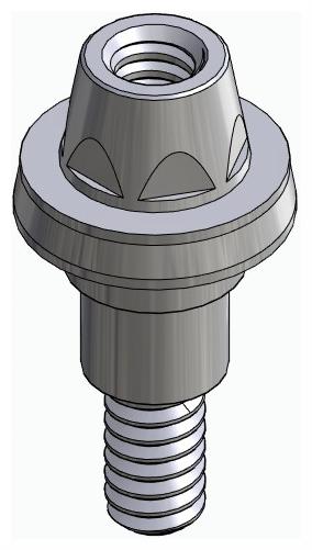 BIONIKA FR, Multi-unit abutment, straight, screwable, narrow, LT2.7