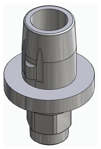 BIONIKA FR, Titanium base, positioned