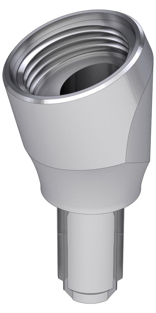UNIFORM Vital Wieland® (WL) Compatible, Multi-Compact abutment (MC abutment), angled