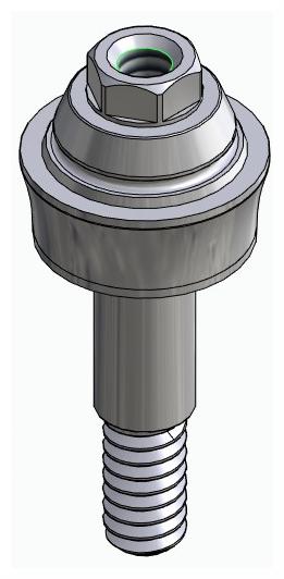 BIONIKA WL, Multi-unit abutment, straight, screwable, wide, LT2