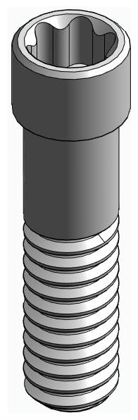 BIONIKA BB, Abutment screw for angled multi-unit abutment