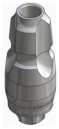 BIONIKA BB, Impression coping for closed tray, uniform, positioned