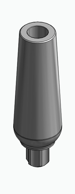 BIONIKA BB, Universal abutment, straight, positioned