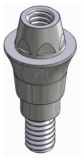 BIONIKA C1, Multi-unit abutment, straight, screwable, narrow, LT2.7