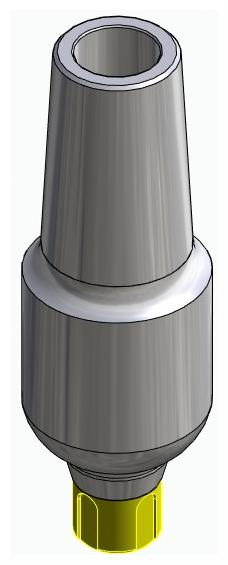BIONIKA BONELIT, Anatomic abutment, straight, positioned