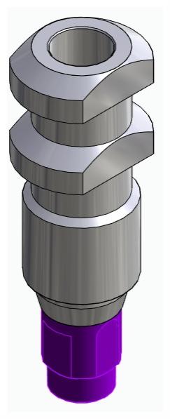 BIONIKA BONELIT, Impression coping for open tray, uniform, positioned