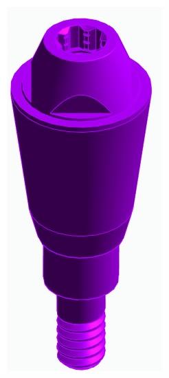 BIONIKA BONELIT, Multi-unit abutment, straight, screwable, wide