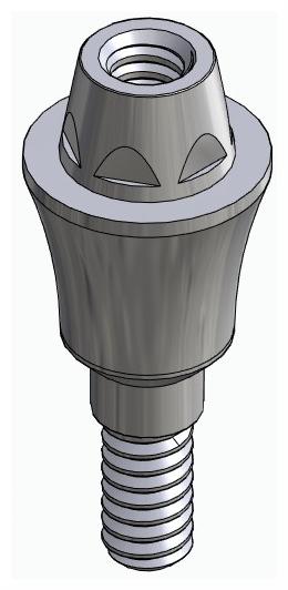 BIONIKA LG, Multi-unit abutment, straight, screwable, narrow, LT2.7