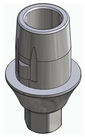 BIONIKA LG, Titanium base, positioned