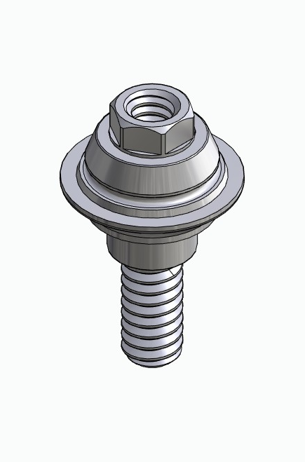 BIONIKA NO, Multi-unit abutment, straight, screwable, wide, LT2