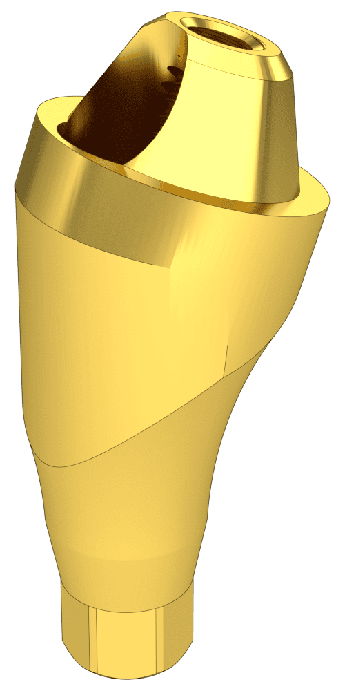 Corticon, Multi-unit abutment, screw retained, angled