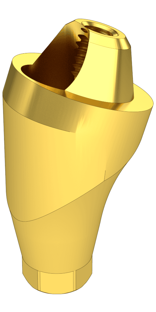 Corticon, Multi-unit abutment, screw retained, angled