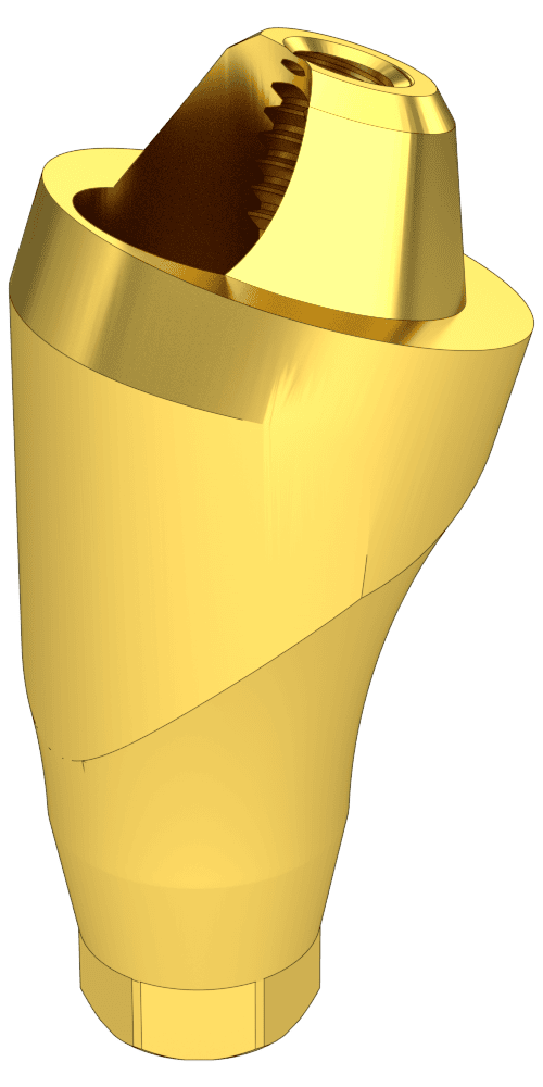 Corticon, Multi-unit abutment, screw retained, angled