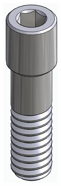 BIONIKA FP, Impression coping screw, open tray, short