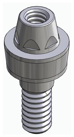 BIONIKA FP, Multi-unit abutment, straight, screwable, narrow, LT2.7