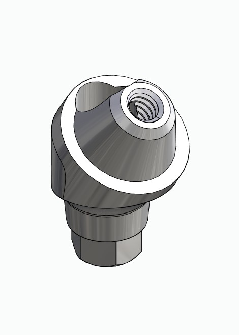 BIONIKA MG, Multi-unit abutment, angled, positioned, wide, LT2, type-A