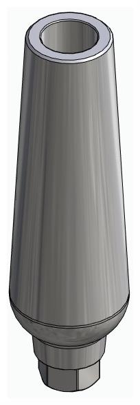 BIONIKA MG, Universal abutment, straight, positioned