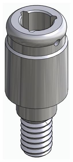 BIONIKA AT, Locator abutment, straight