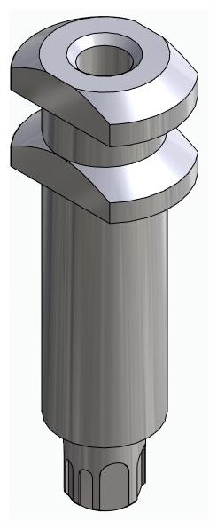 BIONIKA AE, Impression coping for open tray, uniform, positioned