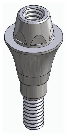 BIONIKA SGD, Multi-unit abutment, straight, screwable, narrow, LT2.7