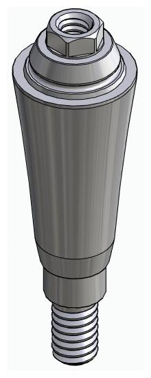 BIONIKA SGD, Multi-unit abutment, straight, screwable, wide, LT2