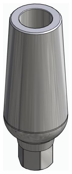 BIONIKA SGD, Universal abutment, straight, positioned