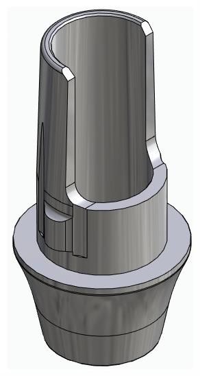 BIONIKA DENTUM, Flexi base, implant level, non-positioned