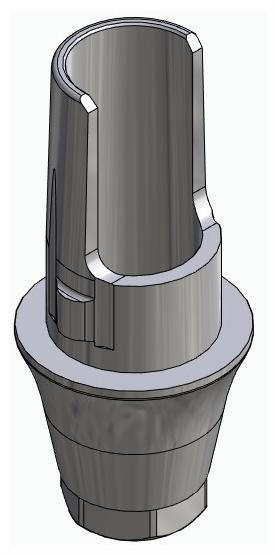 BIONIKA DENTUM, Flexi base, implant level, positioned, type-A