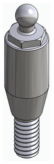 BIONIKA DENTUM, Ball abutment, OC, micro