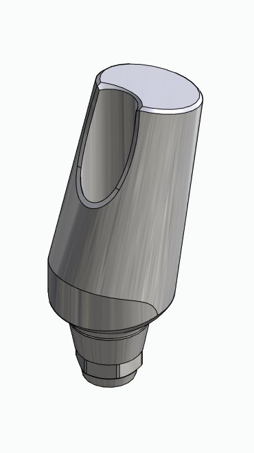 BIONIKA DENTUM, Universal abutment, angled, positioned, type-B