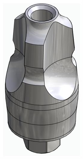 BIONIKA TH, Impression coping for closed tray, uniform, positioned