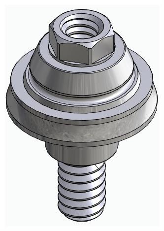 BIONIKA TH, Multi-unit abutment, straight, screwable, wide, LT2