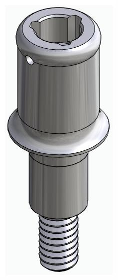 BIONIKA BIOSS, Locator abutment, straight