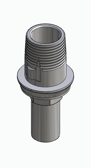 BIONIKA BIOSS, Titanium base, positioned