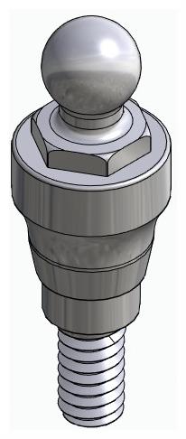 BIONIKA IMPLIE, Ball abutment, OC, normal