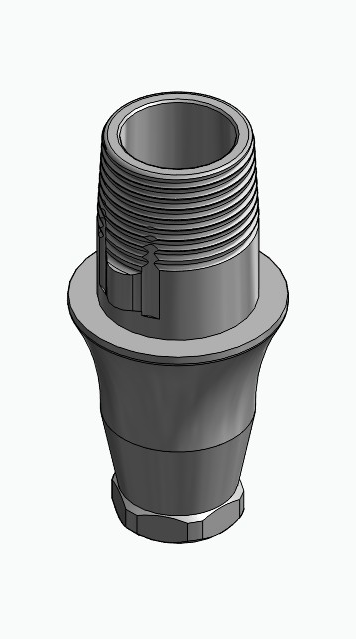 BIONIKA IMPLIE, Titanium base, positioned