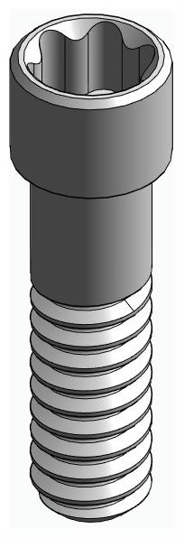 BIONIKA, Abutment screw, surgical, PCT