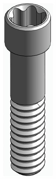 BIONIKA, Abutment screw, surgical, PCT