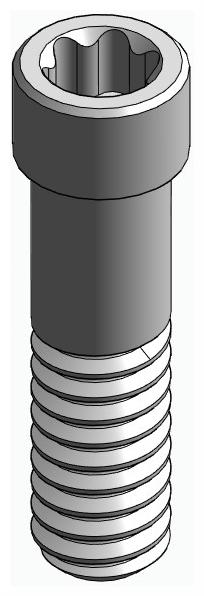 BIONIKA, Abutment screw, surgical, PCT