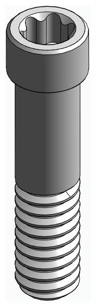 BIONIKA, Abutment screw, surgical, PCT