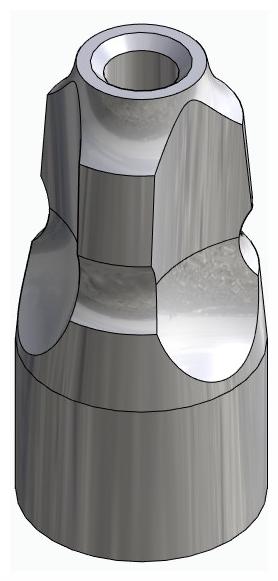 BIONIKA, Impression coping for closed tray, multi-unit level, non-positioned, wide, LT2
