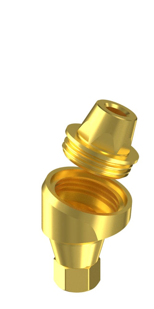 BIONIKA Cortical, Multi-Compact abutment (MC abutment), angled, with M1.6 multi-unit cone