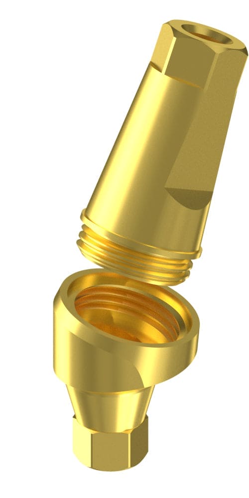 BIONIKA Cortical, Multi-Compact abutment (MC abutment), angled, with a sandable head cone
